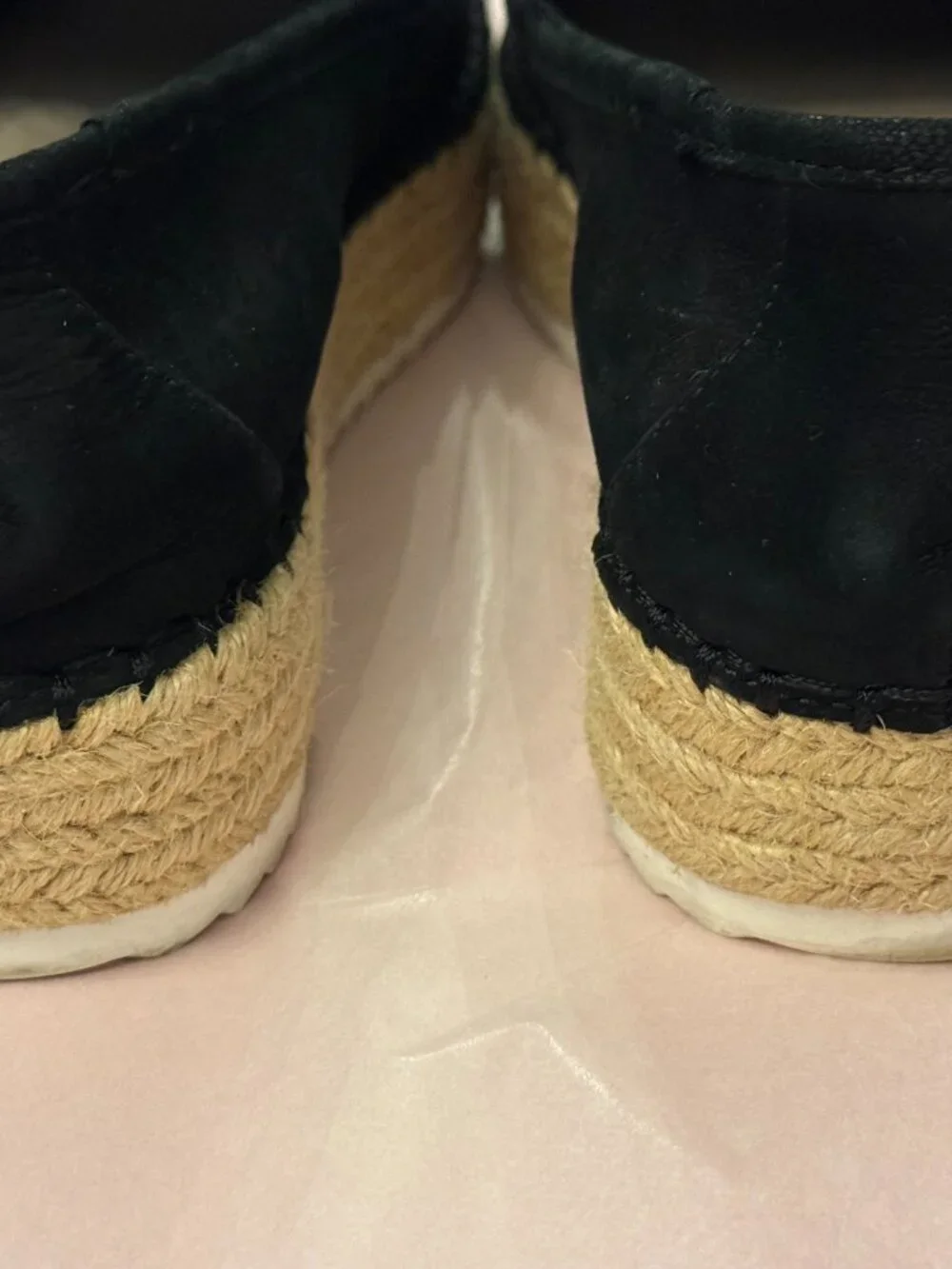 Women's Gianni Bini Suede Espadrille Platform Shoes (7.5)